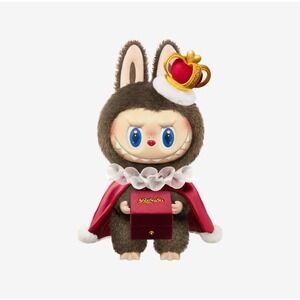 AUTHENTIC Pop Mart The Monsters Labubu Let's Checkmate King Vinyl Plush Doll